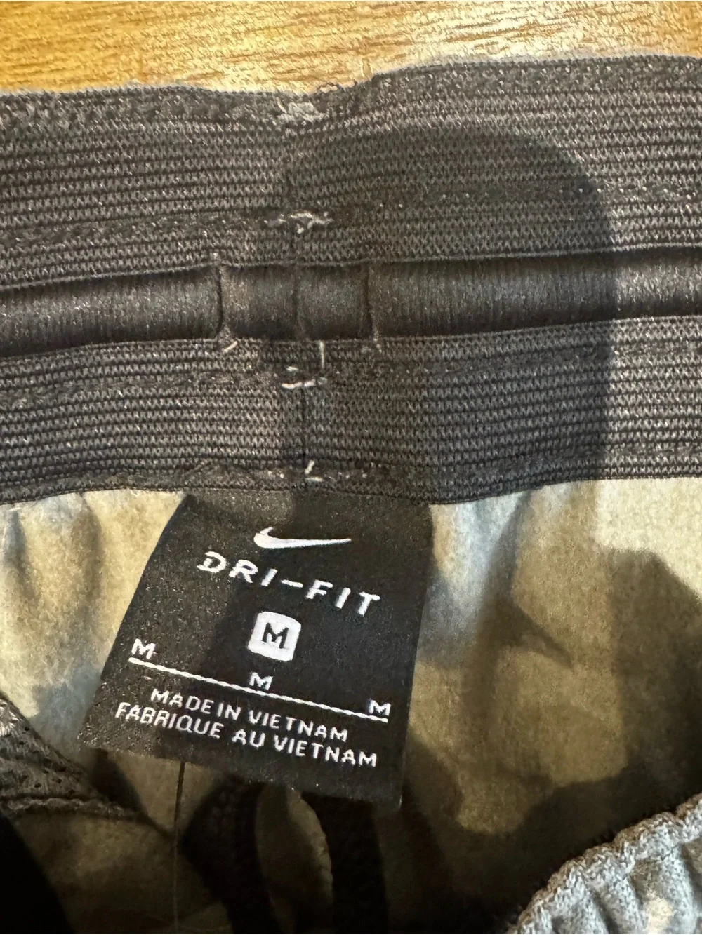 Nike Grey Jogger Sweatpants with Black Swoosh Accent